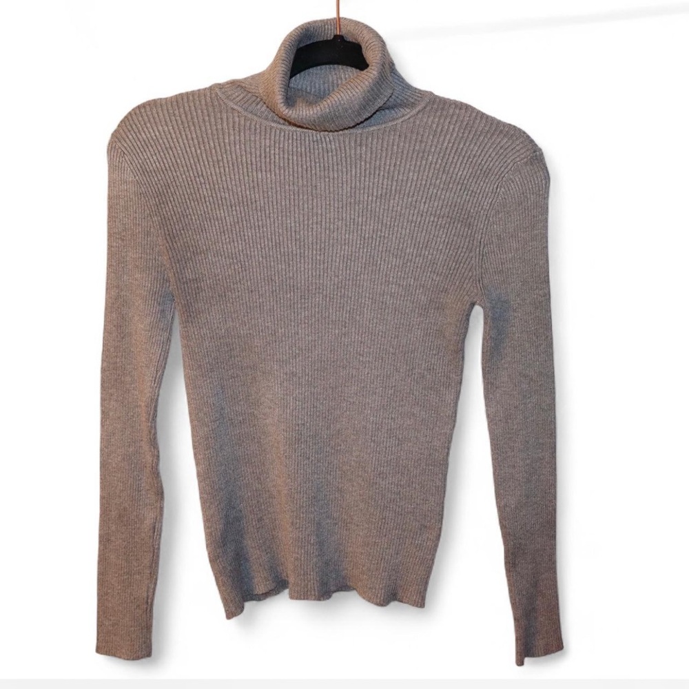 Bozzolo Taupe Turtleneck Sweater